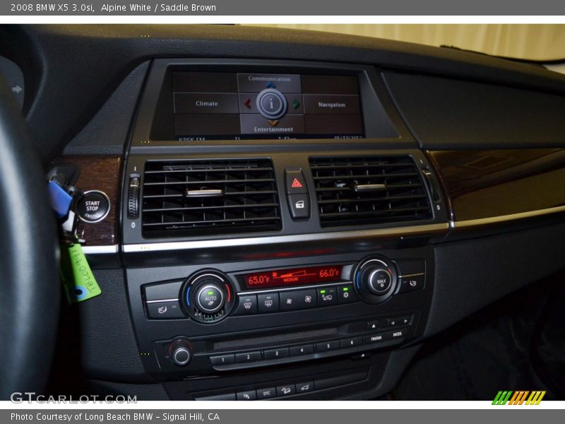 Alpine White / Saddle Brown 2008 BMW X5 3.0si