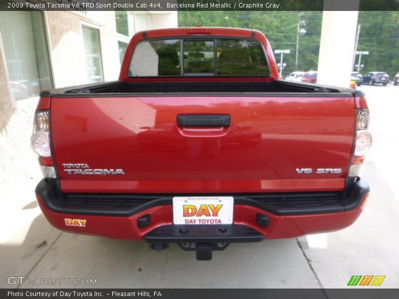 Barcelona Red Metallic / Graphite Gray 2009 Toyota Tacoma V6 TRD Sport Double Cab 4x4