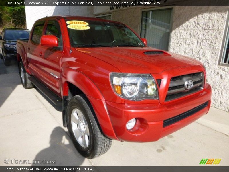 Front 3/4 View of 2009 Tacoma V6 TRD Sport Double Cab 4x4