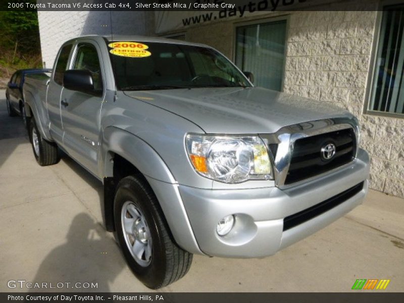 Silver Streak Mica / Graphite Gray 2006 Toyota Tacoma V6 Access Cab 4x4