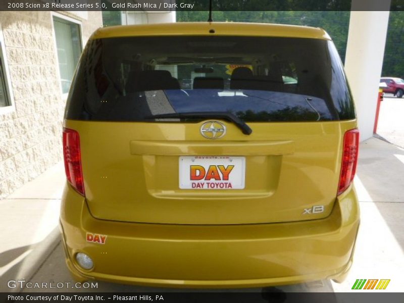Gold Rush Mica / Dark Gray 2008 Scion xB Release Series 5.0