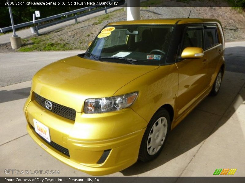 Gold Rush Mica / Dark Gray 2008 Scion xB Release Series 5.0