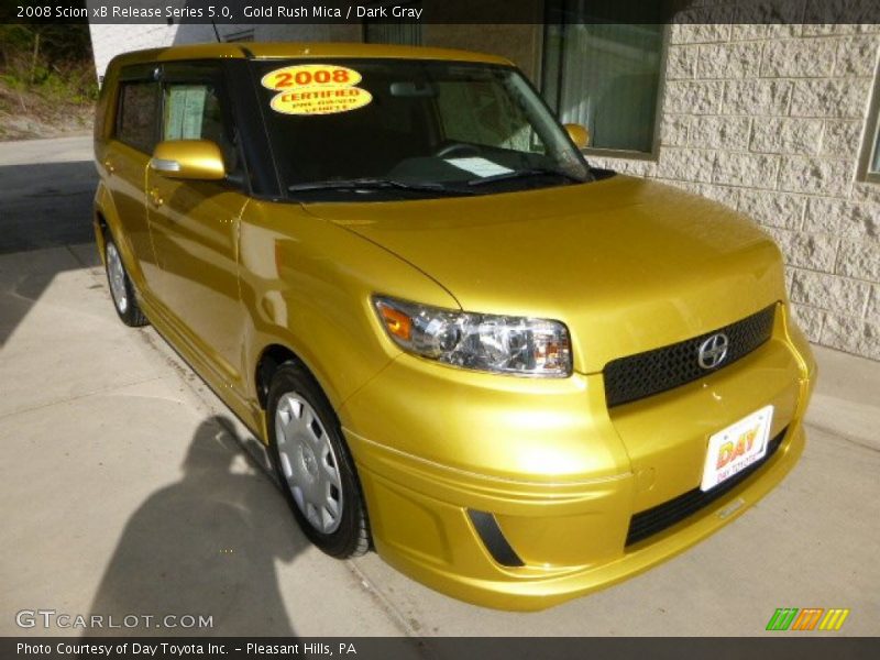 Gold Rush Mica / Dark Gray 2008 Scion xB Release Series 5.0