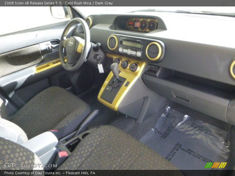 Dashboard of 2008 xB Release Series 5.0