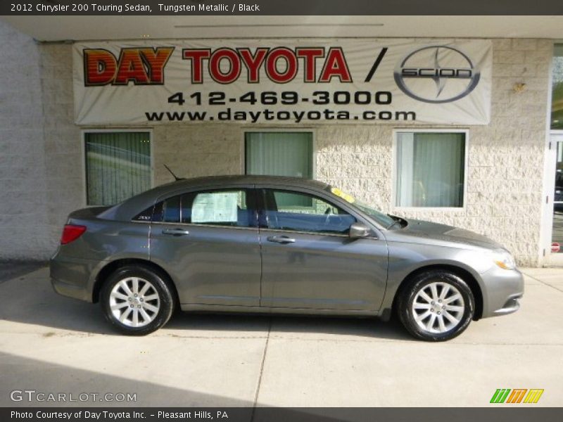 Tungsten Metallic / Black 2012 Chrysler 200 Touring Sedan
