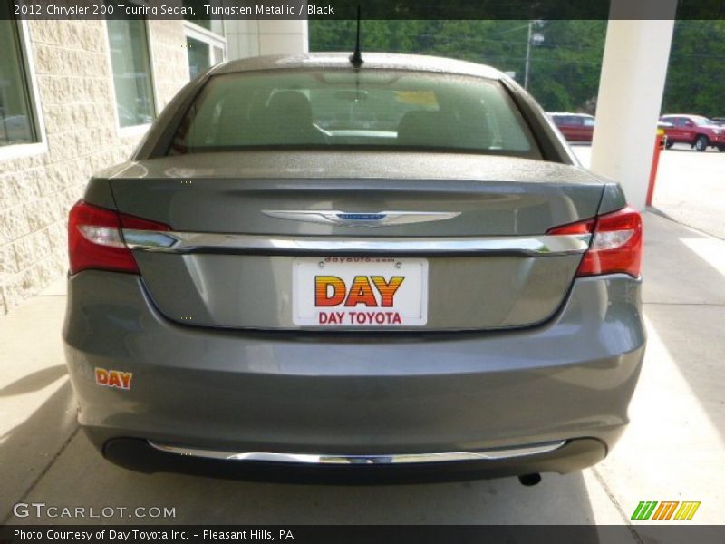 Tungsten Metallic / Black 2012 Chrysler 200 Touring Sedan