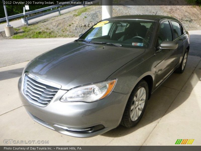 Tungsten Metallic / Black 2012 Chrysler 200 Touring Sedan