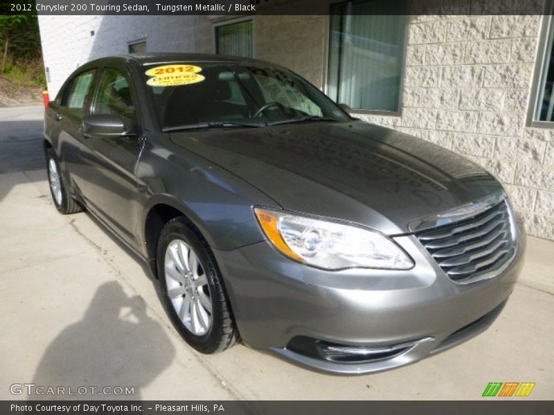 Tungsten Metallic / Black 2012 Chrysler 200 Touring Sedan