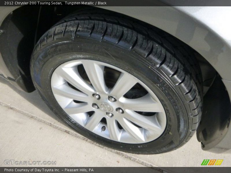 Tungsten Metallic / Black 2012 Chrysler 200 Touring Sedan