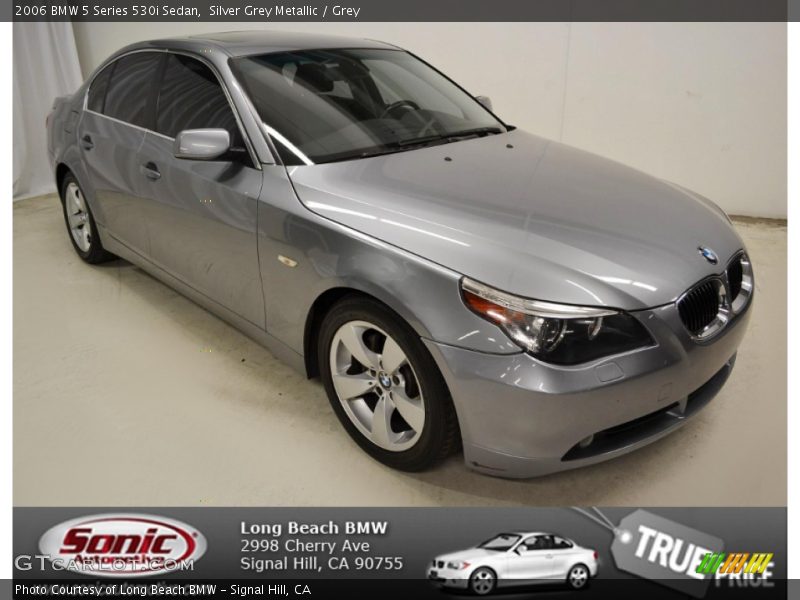 Silver Grey Metallic / Grey 2006 BMW 5 Series 530i Sedan