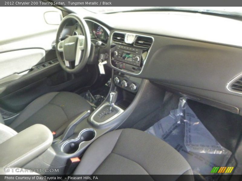 Tungsten Metallic / Black 2012 Chrysler 200 Touring Sedan