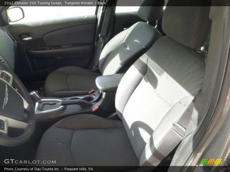 Tungsten Metallic / Black 2012 Chrysler 200 Touring Sedan