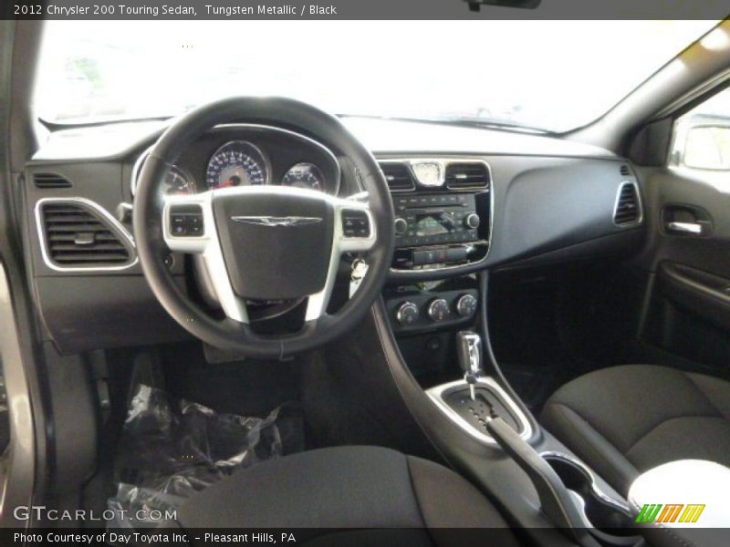 Tungsten Metallic / Black 2012 Chrysler 200 Touring Sedan