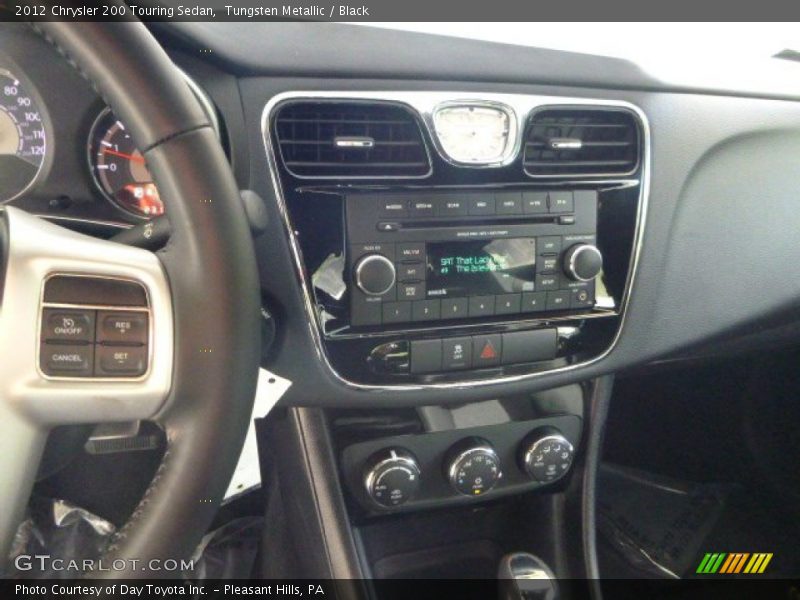 Tungsten Metallic / Black 2012 Chrysler 200 Touring Sedan