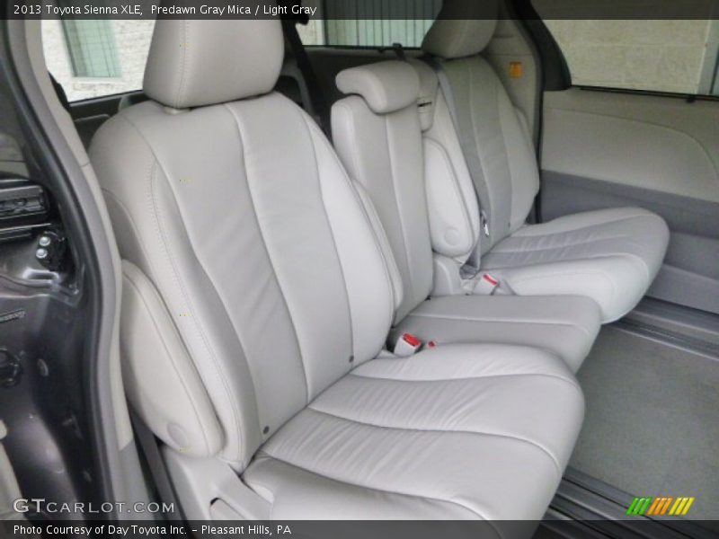 Predawn Gray Mica / Light Gray 2013 Toyota Sienna XLE