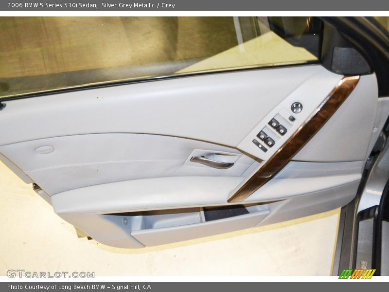 Silver Grey Metallic / Grey 2006 BMW 5 Series 530i Sedan