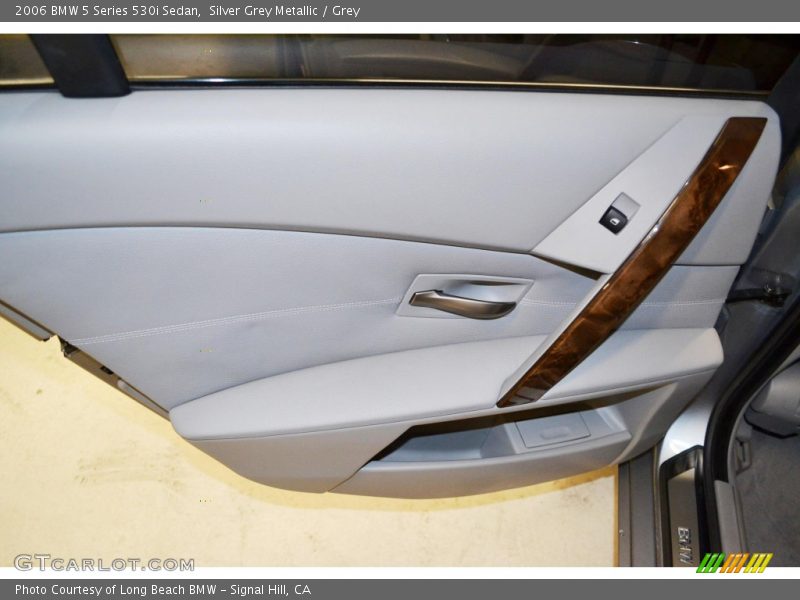 Silver Grey Metallic / Grey 2006 BMW 5 Series 530i Sedan