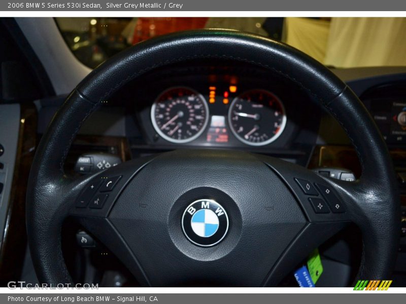 Silver Grey Metallic / Grey 2006 BMW 5 Series 530i Sedan