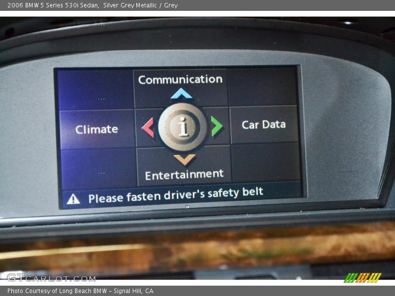 Silver Grey Metallic / Grey 2006 BMW 5 Series 530i Sedan