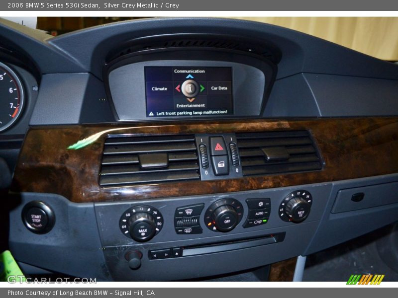 Silver Grey Metallic / Grey 2006 BMW 5 Series 530i Sedan