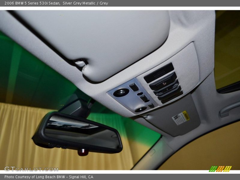 Silver Grey Metallic / Grey 2006 BMW 5 Series 530i Sedan