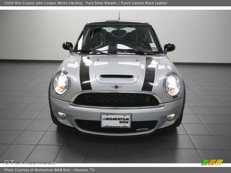 Pure Silver Metallic / Punch Carbon Black Leather 2009 Mini Cooper John Cooper Works Hardtop