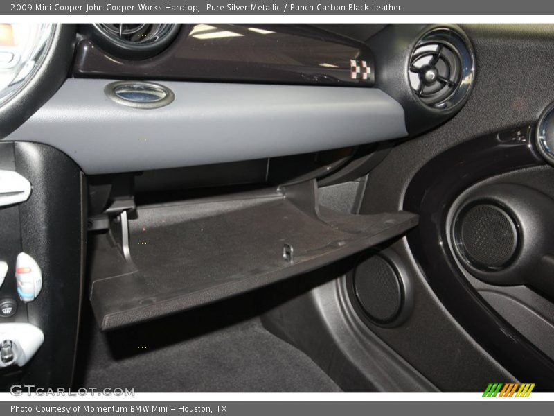 Pure Silver Metallic / Punch Carbon Black Leather 2009 Mini Cooper John Cooper Works Hardtop