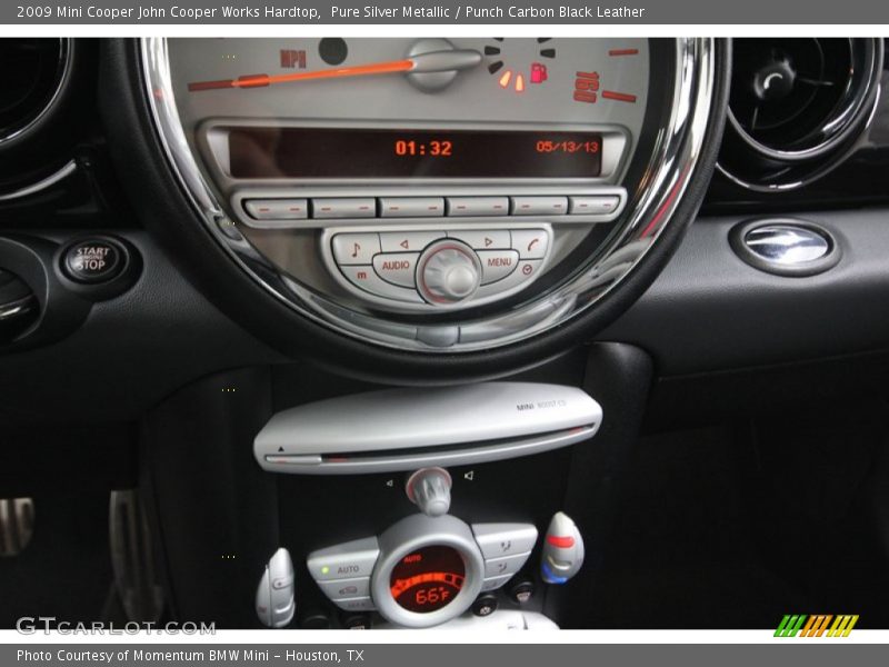 Pure Silver Metallic / Punch Carbon Black Leather 2009 Mini Cooper John Cooper Works Hardtop
