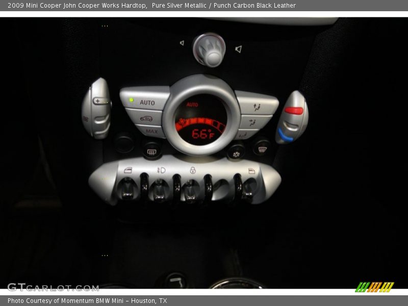 Pure Silver Metallic / Punch Carbon Black Leather 2009 Mini Cooper John Cooper Works Hardtop