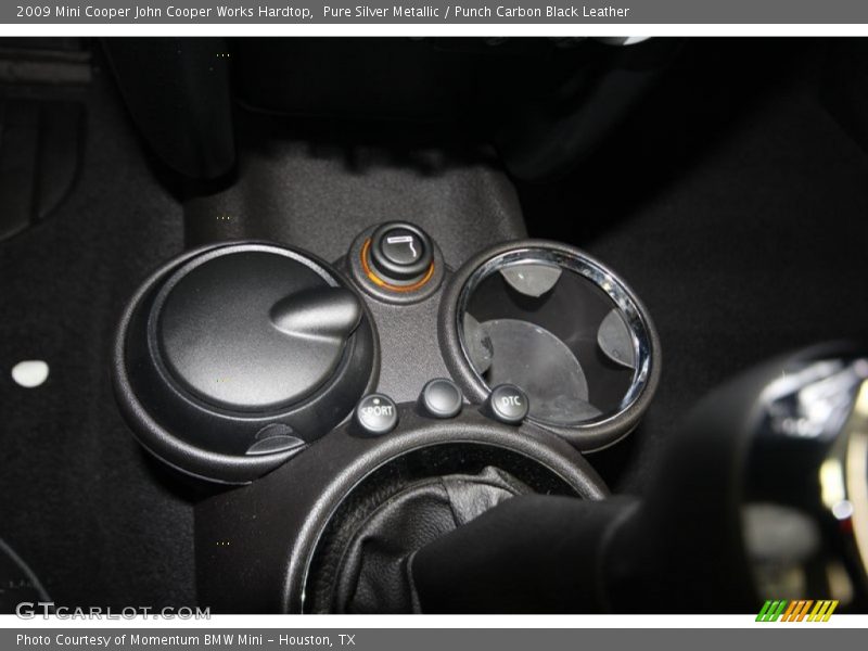 Pure Silver Metallic / Punch Carbon Black Leather 2009 Mini Cooper John Cooper Works Hardtop