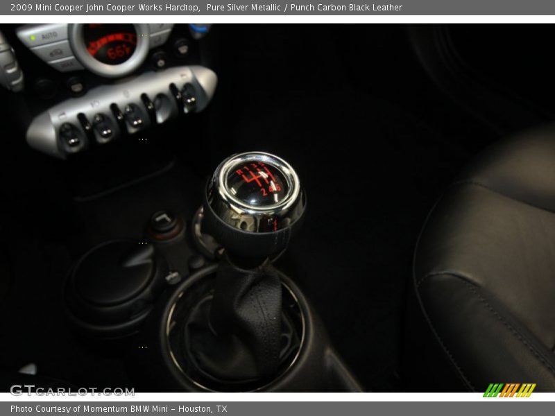 Pure Silver Metallic / Punch Carbon Black Leather 2009 Mini Cooper John Cooper Works Hardtop