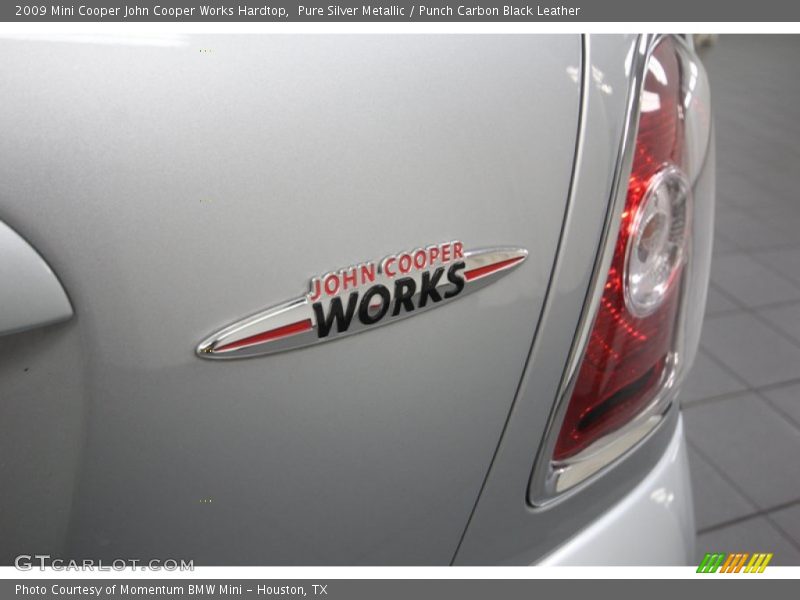 Pure Silver Metallic / Punch Carbon Black Leather 2009 Mini Cooper John Cooper Works Hardtop