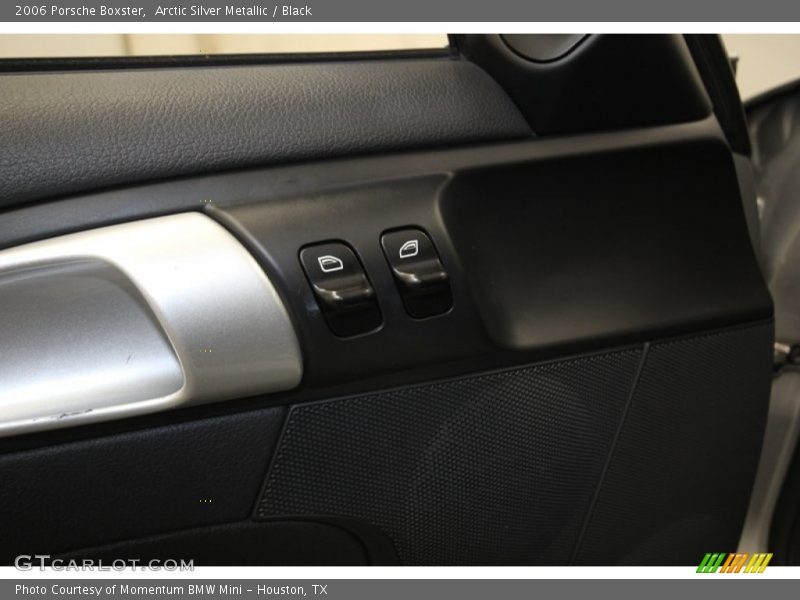 Arctic Silver Metallic / Black 2006 Porsche Boxster