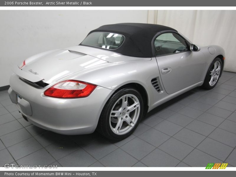 Arctic Silver Metallic / Black 2006 Porsche Boxster