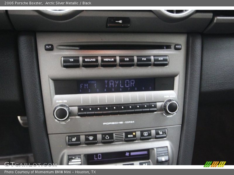 Controls of 2006 Boxster 