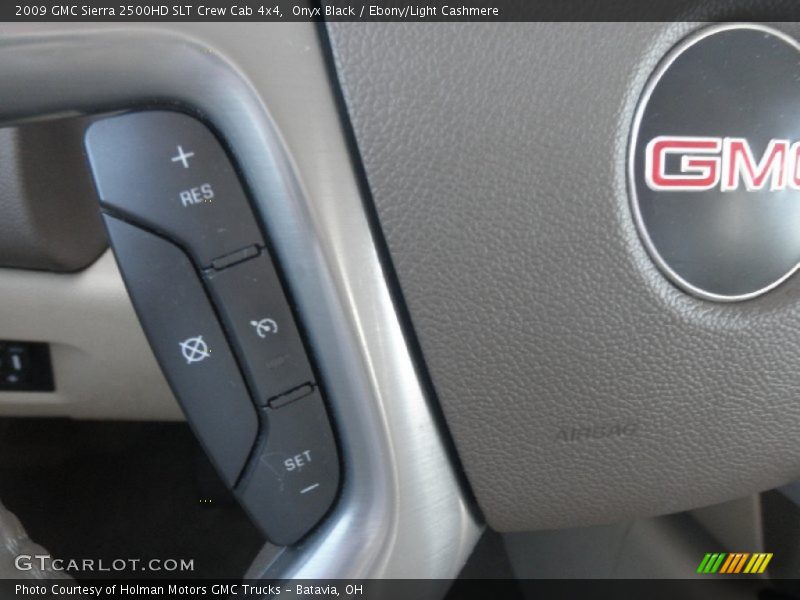 Onyx Black / Ebony/Light Cashmere 2009 GMC Sierra 2500HD SLT Crew Cab 4x4