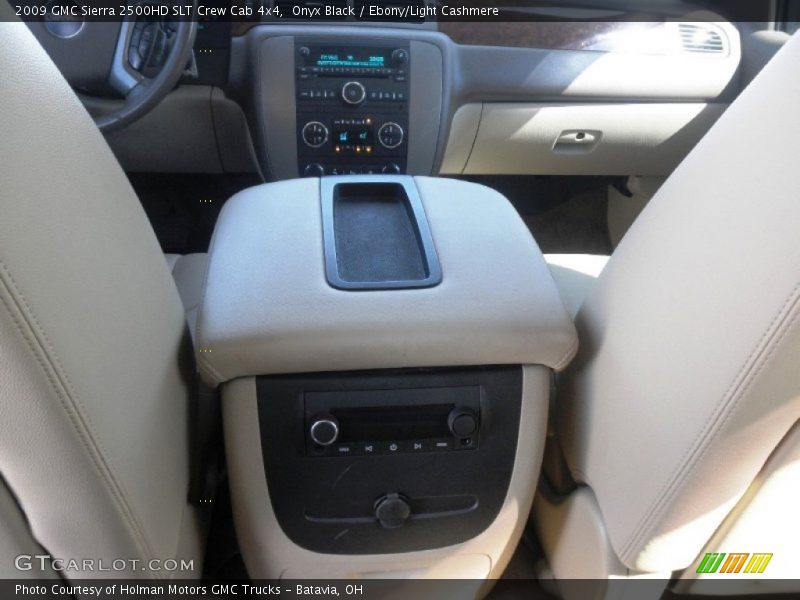 Onyx Black / Ebony/Light Cashmere 2009 GMC Sierra 2500HD SLT Crew Cab 4x4