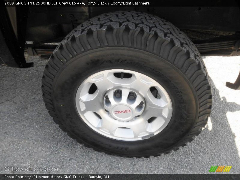 Onyx Black / Ebony/Light Cashmere 2009 GMC Sierra 2500HD SLT Crew Cab 4x4