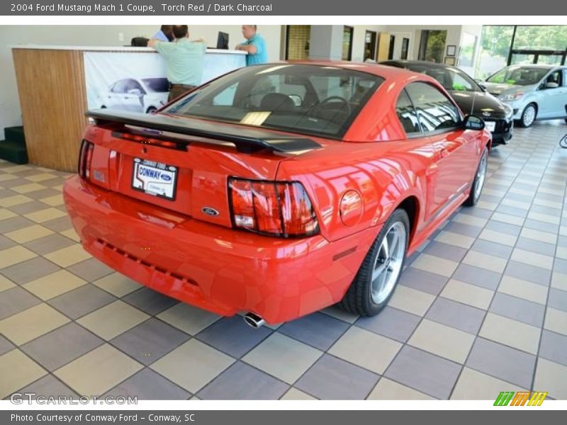 Torch Red / Dark Charcoal 2004 Ford Mustang Mach 1 Coupe