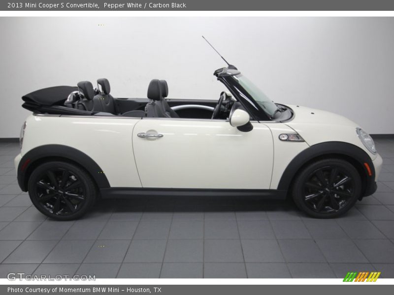 Pepper White / Carbon Black 2013 Mini Cooper S Convertible