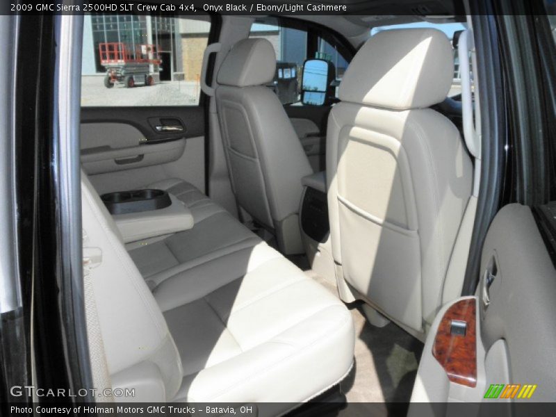 Onyx Black / Ebony/Light Cashmere 2009 GMC Sierra 2500HD SLT Crew Cab 4x4