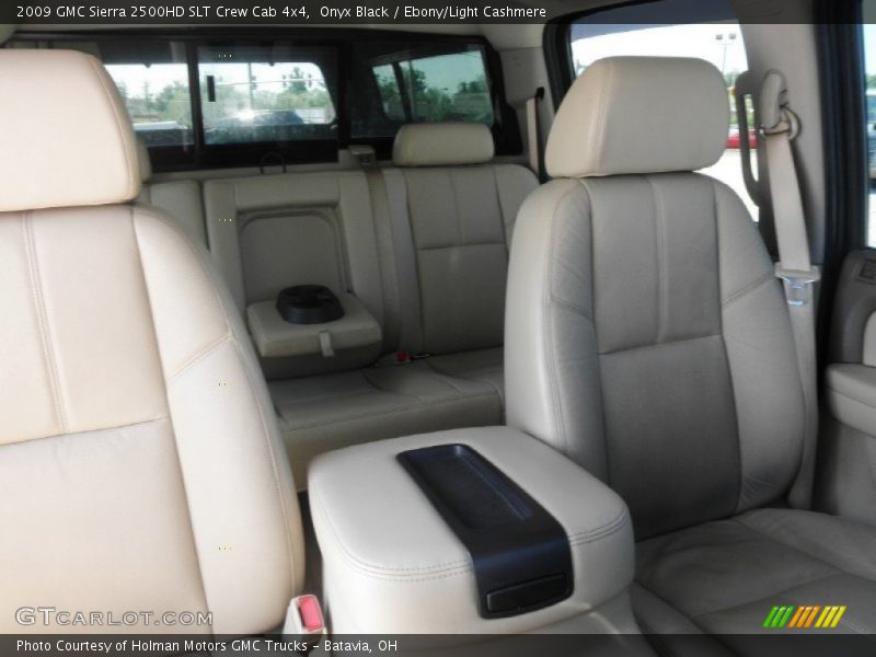 Onyx Black / Ebony/Light Cashmere 2009 GMC Sierra 2500HD SLT Crew Cab 4x4