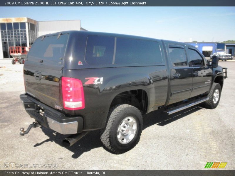 Onyx Black / Ebony/Light Cashmere 2009 GMC Sierra 2500HD SLT Crew Cab 4x4