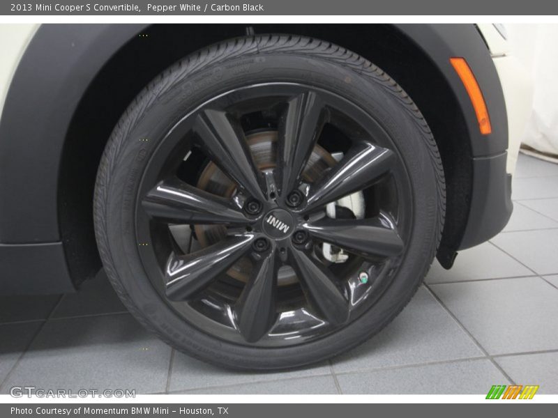 Pepper White / Carbon Black 2013 Mini Cooper S Convertible