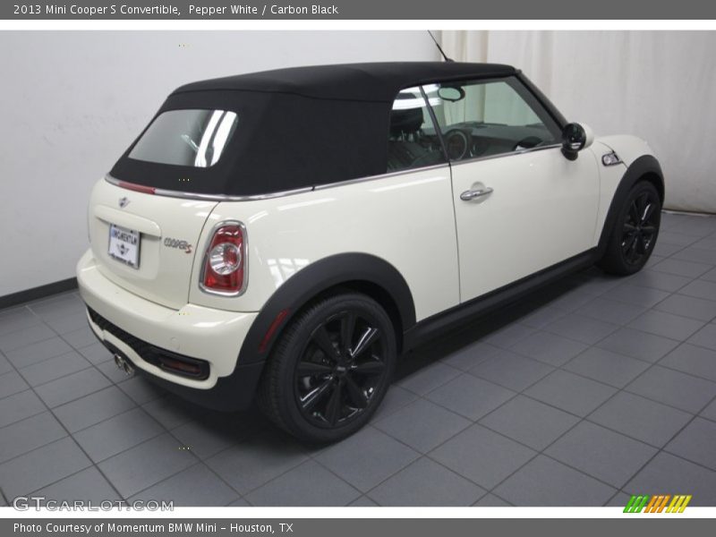 Pepper White / Carbon Black 2013 Mini Cooper S Convertible