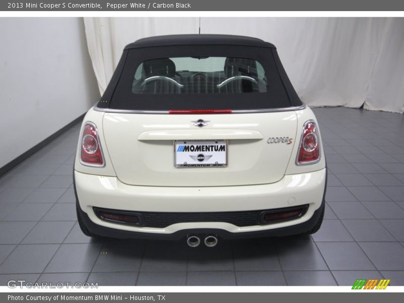 Pepper White / Carbon Black 2013 Mini Cooper S Convertible