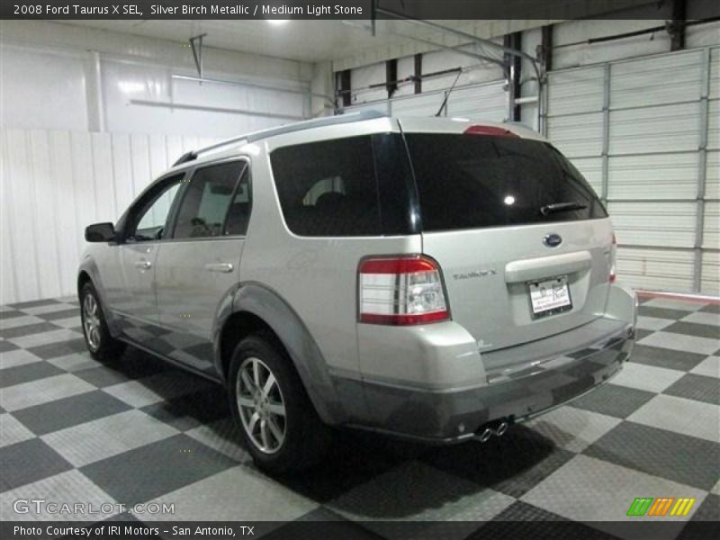 Silver Birch Metallic / Medium Light Stone 2008 Ford Taurus X SEL