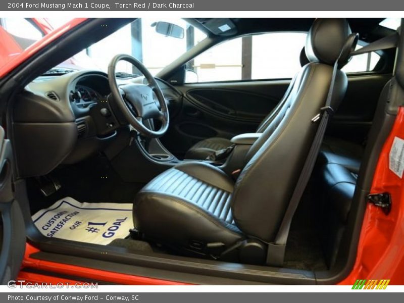 Torch Red / Dark Charcoal 2004 Ford Mustang Mach 1 Coupe