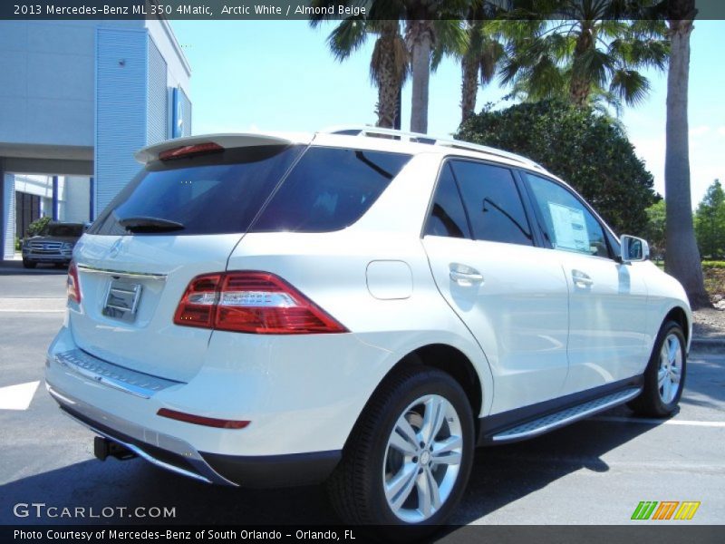 Arctic White / Almond Beige 2013 Mercedes-Benz ML 350 4Matic