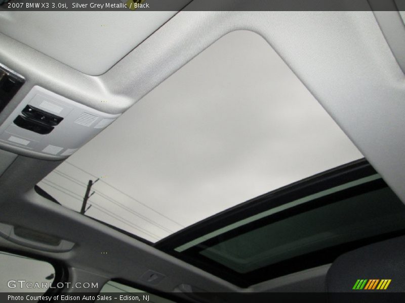 Silver Grey Metallic / Black 2007 BMW X3 3.0si